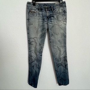 Diesel Cuddy 008LU Skinny Jeans Vintage W28 L 34 Wicked  Like New